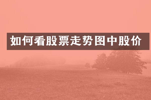 如何看股票走势图中股价