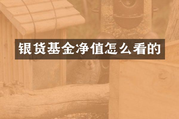 银货基金净值怎么看的