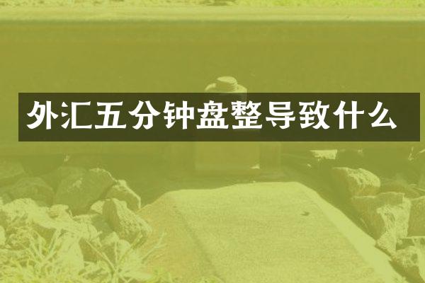 外汇五分钟盘整导致什么