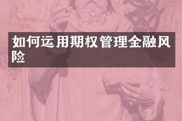 如何运用期权管理金融风险