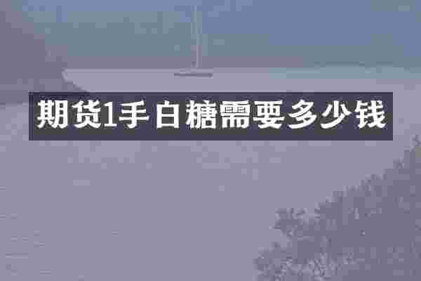 期货1手白糖需要多少钱