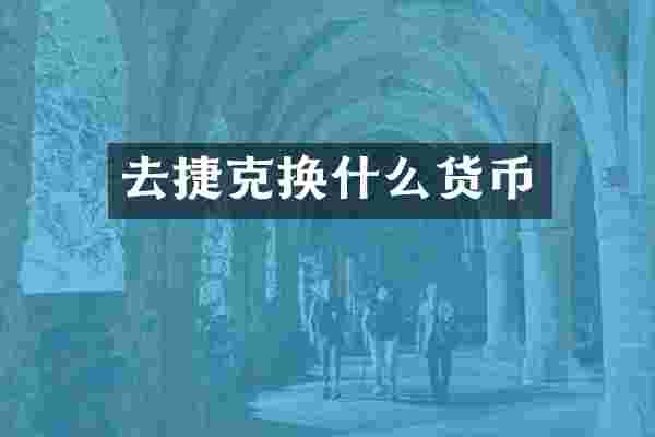 去捷克换什么货币