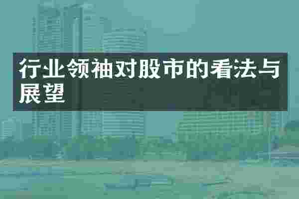 行业领袖对股市的看法与展望