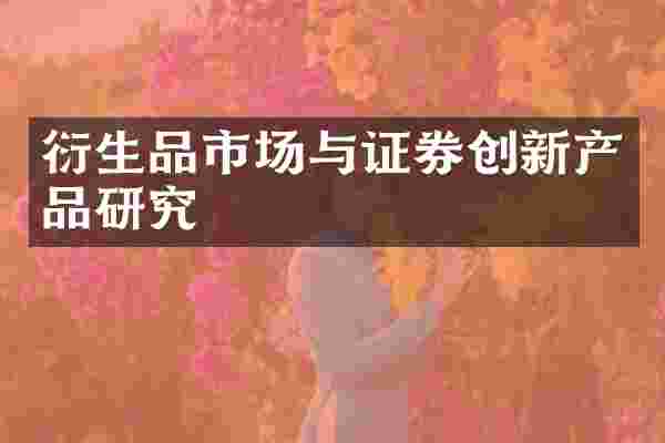 衍生品市场与证券创新产品研究