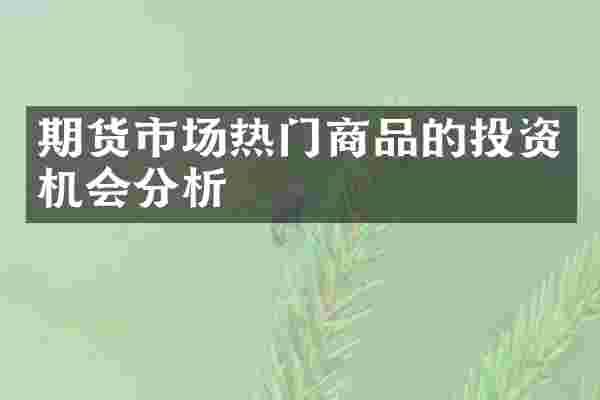 期货市场热门商品的投资机会分析