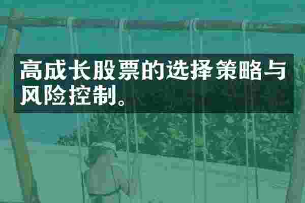 高成长股票的选择策略与风险控制。