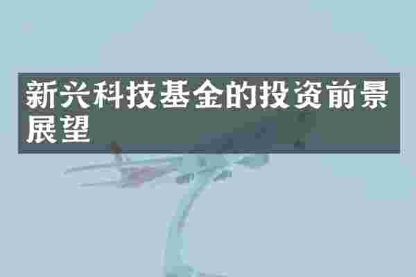 新兴科技基金的投资前景展望