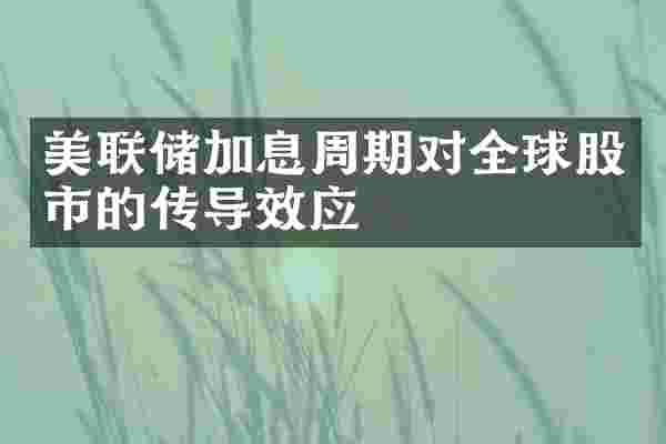 美联储加息周期对全球股市的传导效应